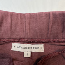 Load image into Gallery viewer, Unisex NOTHING BUT AMOR, cotton blend ruched casual pants, elasticated, FUC, size 6,
