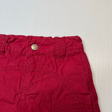 Load image into Gallery viewer, Boys Esprit, red cotton shorts, adjustable, FUC, size 6 months,