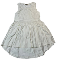 Load image into Gallery viewer, Girls Milk & Masuki, organic cotton casual dress, small marks, FUC, size 7, L: 58cm at front