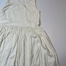 Load image into Gallery viewer, Girls Milk & Masuki, organic cotton casual dress, small marks, FUC, size 7, L: 58cm at front