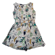 Load image into Gallery viewer, Girls Anko, floral viscose summer playsuit, FUC, size 8,
