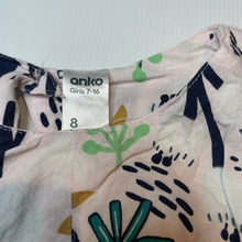 Load image into Gallery viewer, Girls Anko, floral viscose summer playsuit, FUC, size 8,
