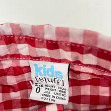 Load image into Gallery viewer, Boys Kids Stuff, lightweight cotton short sleeve shirt, FUC, size 0,