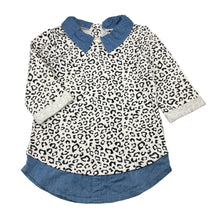 Load image into Gallery viewer, Girls H&T, animal print casual top, FUC, size 7,