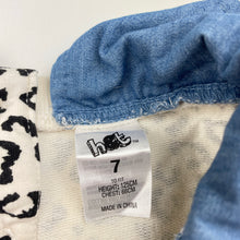 Load image into Gallery viewer, Girls H&T, animal print casual top, FUC, size 7,