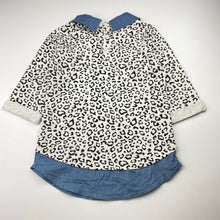 Load image into Gallery viewer, Girls H&T, animal print casual top, FUC, size 7,