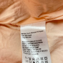 Load image into Gallery viewer, Girls Pumpkin Patch, cotton lined pink faux fur vest, single hook fasten, marks on lining, FUC, size 8,