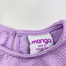 Load image into Gallery viewer, Girls Mango, lined lightweight dress, FUC, size 8, L: 71cm at front