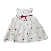 Load image into Gallery viewer, Girls Baby World, embroidered lightweight dress, GUC, size 000, L: 34cm