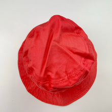Load image into Gallery viewer, Girls Charlie & Me, coral cotton bucket hat, chin strap, EUC, size 00-0,