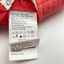 Load image into Gallery viewer, Girls Charlie & Me, coral cotton bucket hat, chin strap, EUC, size 00-0,