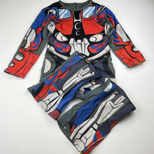 Load image into Gallery viewer, Boys reversible, superhero outfit, no size, armpit to armpit: 32cm, shoulder to cuff: 32cm, Inside leg: 39cm, FUC, size 4-5,