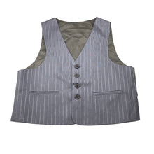 Load image into Gallery viewer, Boys Danielle Fashion, striped suit/formal waistcoat/vest, armpit to armpit: 42cm, EUC, size 10-12,