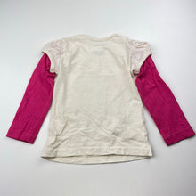 Load image into Gallery viewer, Girls CHEROKEE, cotton long sleeve top, sequins, FUC, size 2,