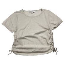 Load image into Gallery viewer, Girls Mooloola, lightweight knit short sleeve top, Sz: S, L: 40cm, armpit to armpit: 32cm, EUC, size 6-8,