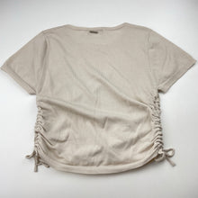 Load image into Gallery viewer, Girls Mooloola, lightweight knit short sleeve top, Sz: S, L: 40cm, armpit to armpit: 32cm, EUC, size 6-8,