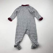 Load image into Gallery viewer, Unisex Harry Potter, Hogwarts cotton zip coverall / romper, EUC, size 00,