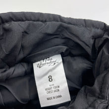 Load image into Gallery viewer, Girls Miss Understood, black puffer vest / sleeveless jacket, EUC, size 8,