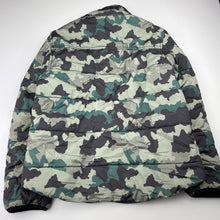 Load image into Gallery viewer, Boys Shock Resistant, camo print puffer jacket / coat, FUC, size 8,