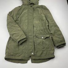Load image into Gallery viewer, Girls Target, lightweight fleece lined jacket / coat, L: 54cm, GUC, size 7,