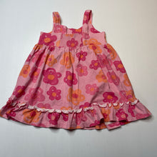 Load image into Gallery viewer, Girls All 4 Me, floral stretch cotton summer dress, GUC, size 2, L: 44cm