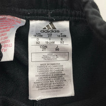 Load image into Gallery viewer, Unisex Adidas, lightweight track pants, elasticated, Inside leg: 33cm, GUC, size 2,