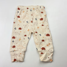Load image into Gallery viewer, Girls GEM LOOK, cotton leggings / bottoms, ladybirds, EUC, size 000-00,