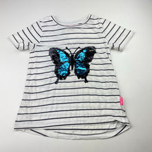 Load image into Gallery viewer, Girls WA Jacobs, KiKi Koala flip sequin butterfly tee / top, FUC, size 6,