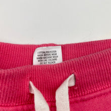 Load image into Gallery viewer, Girls Target, pink fleece lined track pants, elasticated, FUC, size 00,