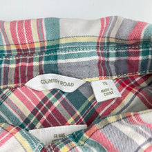 Load image into Gallery viewer, Boys Country Road, lightweight cotton long sleeve shirt, light marks back sleeves, FUC, size 10,