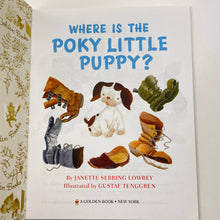 Load image into Gallery viewer, Books A Little Golden Book, Classic, Where is the Poky Little Puppy, hardback, EUC, size ,