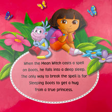 Load image into Gallery viewer, Books Nickelodeon, Dora the Explorer, Dora's Fairy Tale Adventure, hardback, FUC, size ,