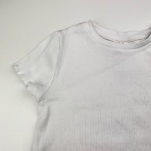 Load image into Gallery viewer, Girls Seed, ribbed stretchy tee / top, FUC, size 6,