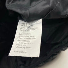 Load image into Gallery viewer, Boys Shock Resistant, black hooded puffer jacket / coat, EUC, size 10,