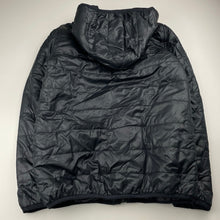 Load image into Gallery viewer, Boys Shock Resistant, black hooded puffer jacket / coat, EUC, size 10,