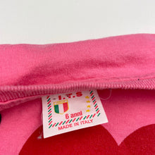 Load image into Gallery viewer, Girls ITS, pink cotton tee / top, Rome, FUC, size 6,