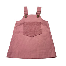 Load image into Gallery viewer, Girls Foshan, lightweight pinafore / overalls dress, FUC, size 00, L: 41cm