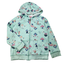 Load image into Gallery viewer, Girls Target, zip hoodie sweater, marks front & sleeves, FUC, size 6,
