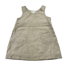 Load image into Gallery viewer, Girls Country Road, corduroy cotton overalls dress, light marks, FUC, size 1, L: 43cm
