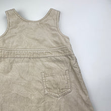 Load image into Gallery viewer, Girls Country Road, corduroy cotton overalls dress, light marks, FUC, size 1, L: 43cm