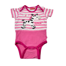 Load image into Gallery viewer, Girls Fisher Price, cotton bodysuit / romper, wash fade, FUC, size 00,