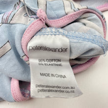 Load image into Gallery viewer, Girls Peter Alexander, stretchy romper, unicorns, FUC, size 00,