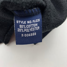 Load image into Gallery viewer, Unisex Young Spirit, black fleece lined sweater / jumper, no size, armpit to armpit: 47cm, shoulder to cuff: 49cm, GUC, size 10,