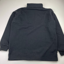 Load image into Gallery viewer, Unisex Young Spirit, black fleece lined sweater / jumper, no size, armpit to armpit: 47cm, shoulder to cuff: 49cm, GUC, size 10,