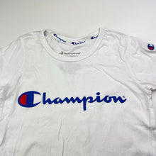 Load image into Gallery viewer, Unisex Champion, authentic white cotton tee / top, FUC, size 4,