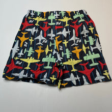 Load image into Gallery viewer, Boys Peter Alexander, lightweight cotton pyjama shorts, planes, GUC, size 10,