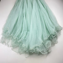 Load image into Gallery viewer, Girls Paris Daisy Couture, cotton lined tulle party dress, no size, armpit to armpit: 31cm, FUC, size 5-6, L: 80cm at front