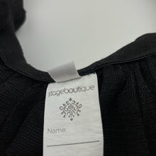 Load image into Gallery viewer, Girls Stage Boutique, black dance / ballet tutu skirt, FUC, size 6-7,