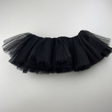 Load image into Gallery viewer, Girls Stage Boutique, black dance / ballet tutu skirt, FUC, size 6-7,
