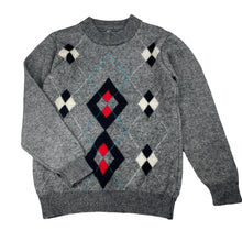 Load image into Gallery viewer, Boys soft feel, knitted sweater / jumper, no labels, armpit to armpit: 35cm, shoulder to cuff: 43cm, FUC, size 7-8,